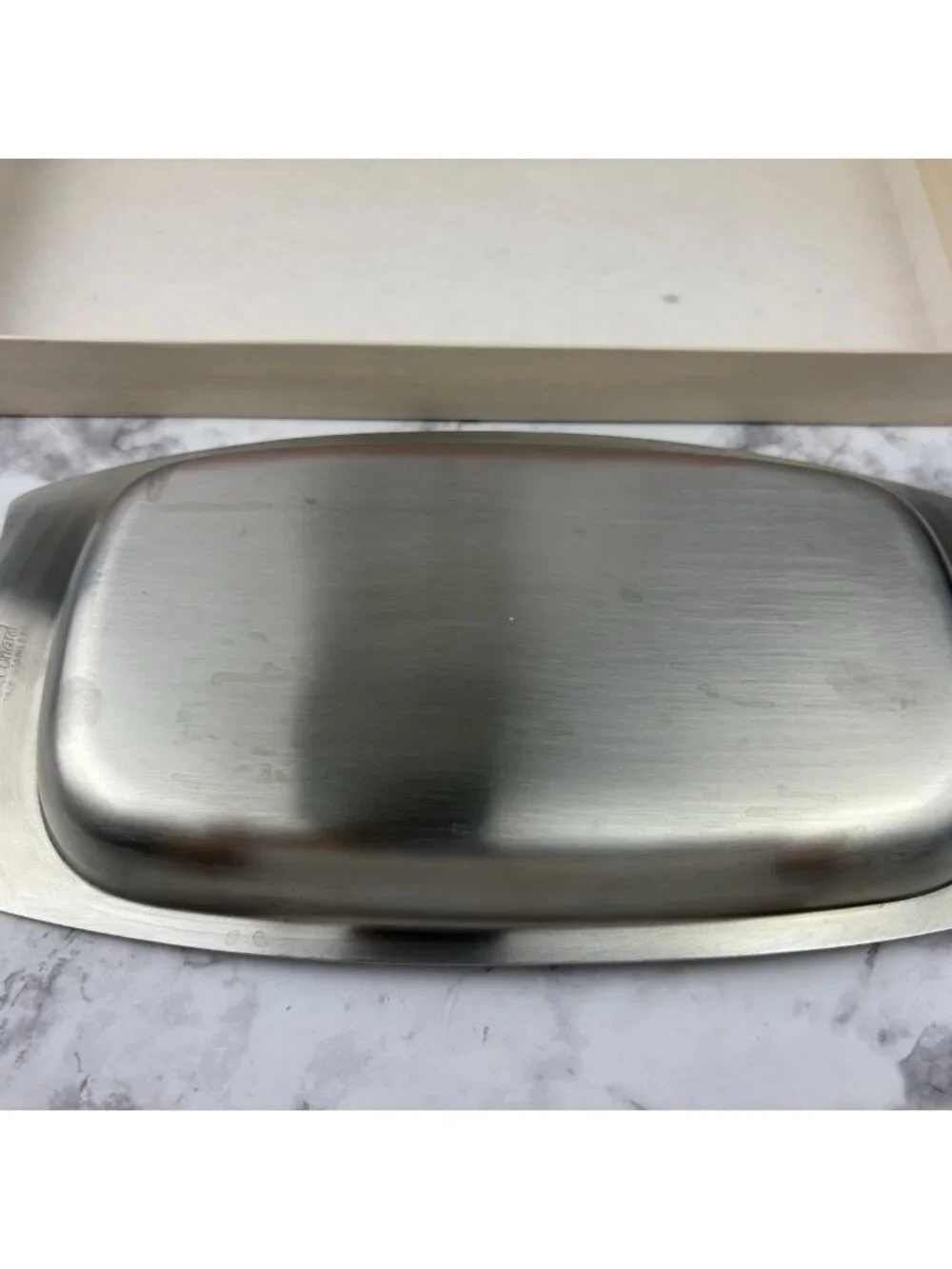 *Vintage Leonard Stainless Steel 18/8 Cranberry Serving Set Holiday Thanksgiving